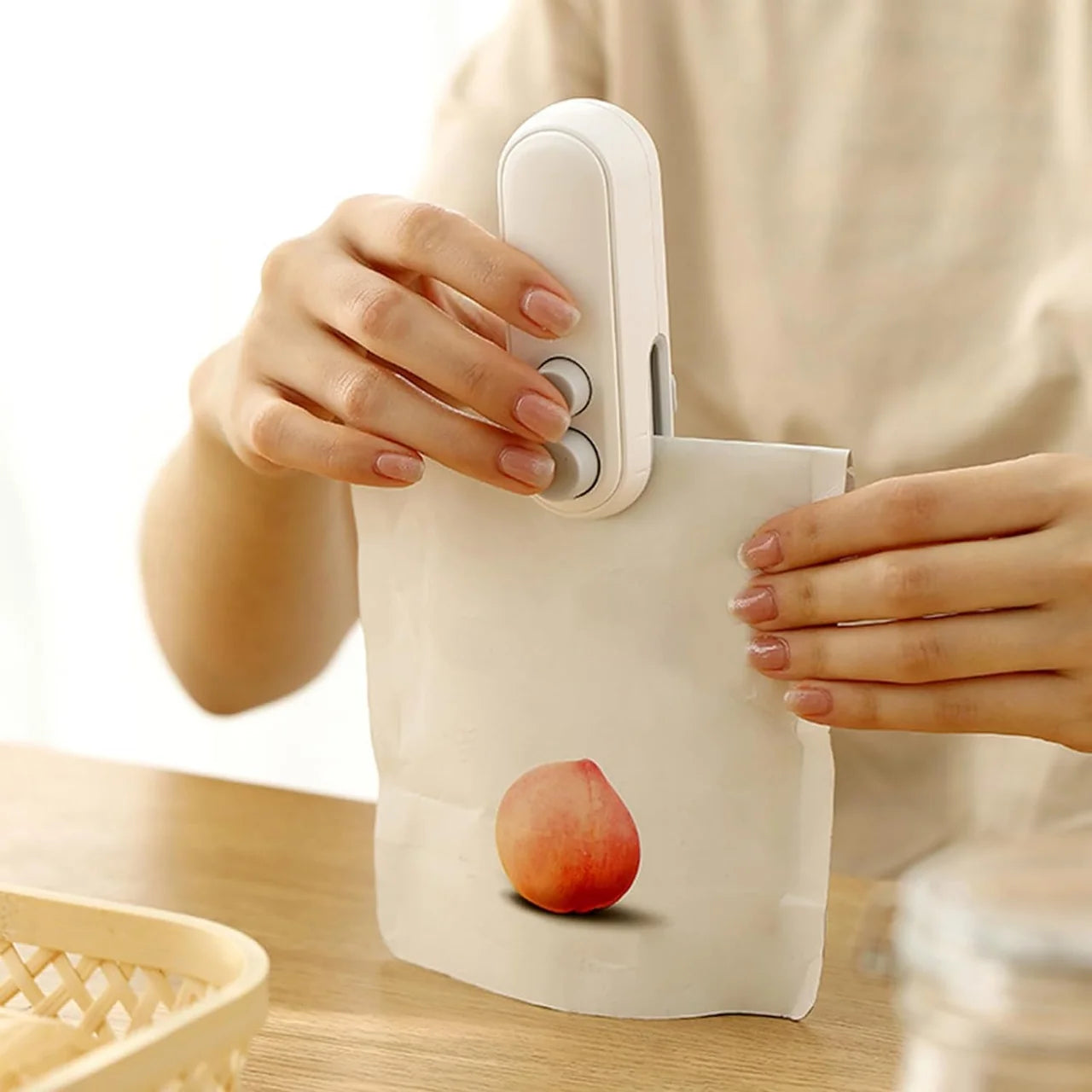 Rechargeable 2-in-1 Mini Heat Bag Sealing Machine